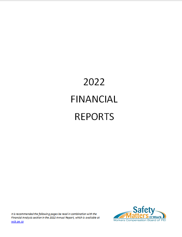 2022 Financial Report